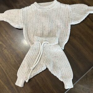 Cozy Cream Kids Matching Set